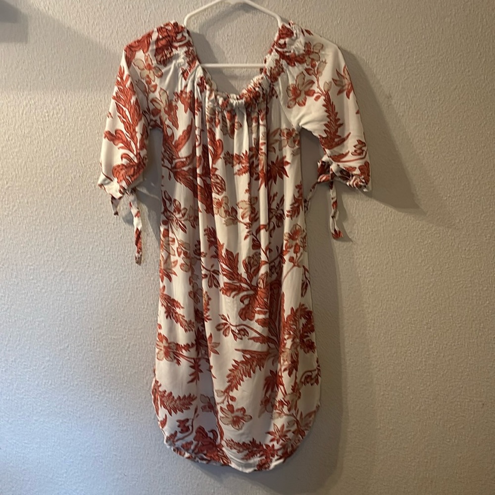 Lascana Hawaiian style off the shoulder dress size 2